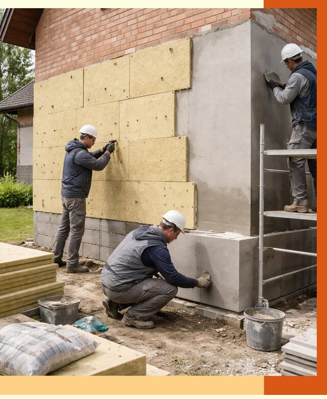 Утепление частного дома в Великом Устюге под ключ от 7634 руб/м2 — недорого | ТепломастерВлс