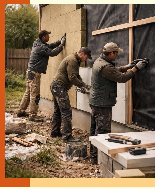 Утепление дачного дома под ключ в Великом Устюге