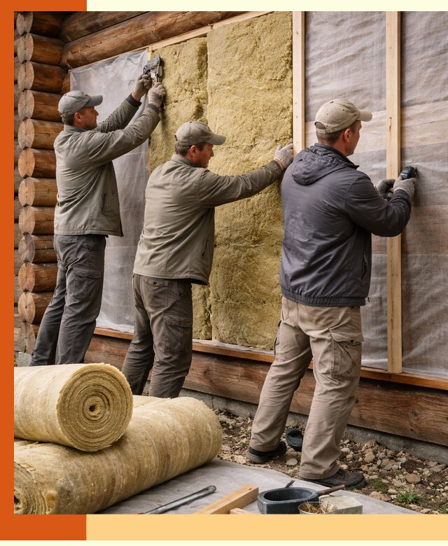 Утепление деревянного дома в Великом Устюге эффективными технологиями