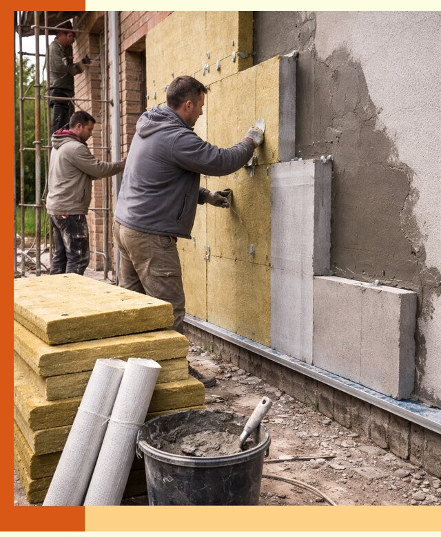 Утепление кирпичного дома под ключ в Великом Устюге