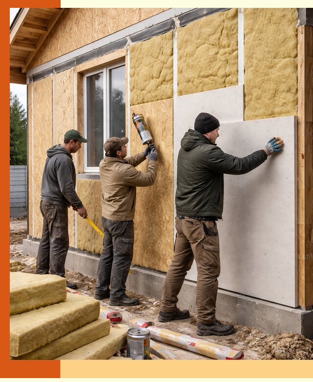 Профессиональное утепление дома из SIP-панелей в Великом Устюге