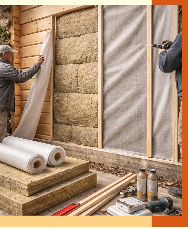 Утепление дома из минибруса в Великом Устюге от 4581 руб/м2 — заказать профессионально | ТепломастерВлс