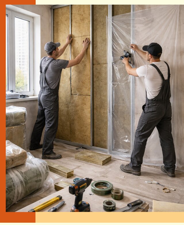 Утепление квартиры изнутри профессионально в Великом Устюге