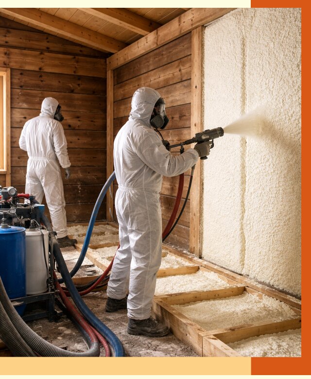 Утепление бани ппу в Великом Устюге под ключ от 4275 руб./м2 | ТепломастерВлс - напыление и монтаж ппу