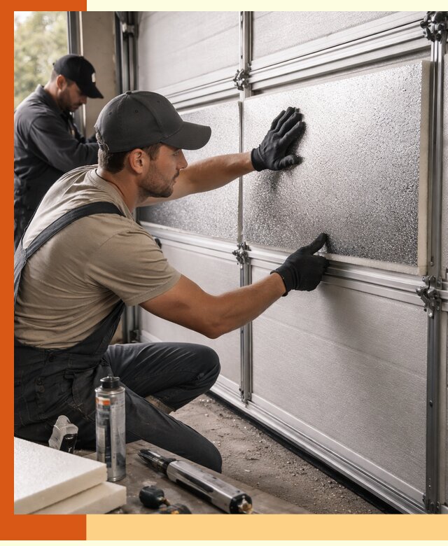 Утепление гаражных ворот в Великом Устюге качественно и надежно