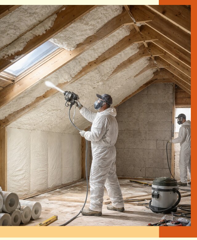 Утепление мансарды ППУ в Великом Устюге от 2799 руб./м² — заказать под ключ | ТепломастерВлс