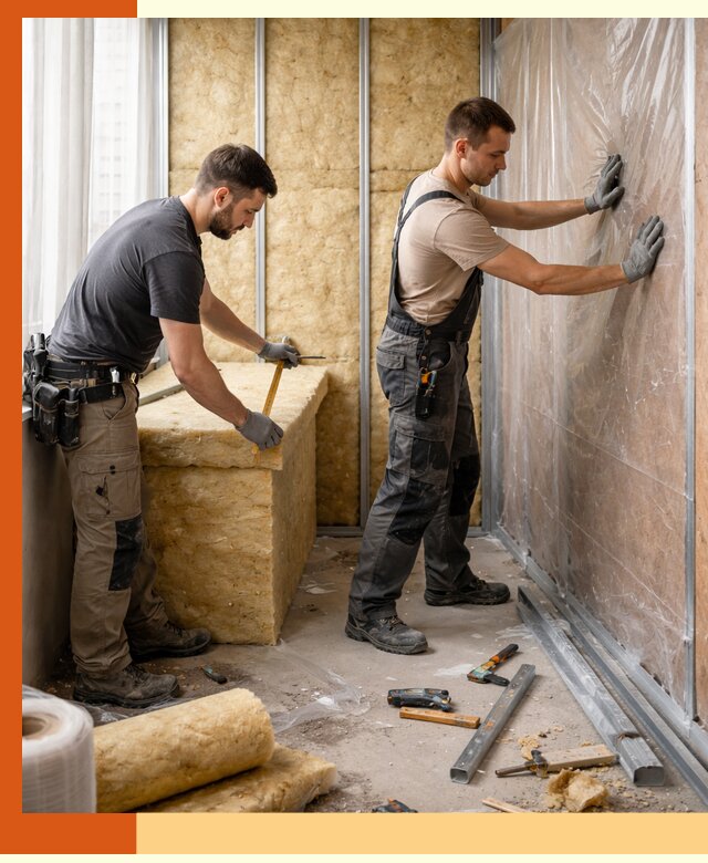 Профессиональное утепление лоджии в Великом Устюге эффективно и надежно