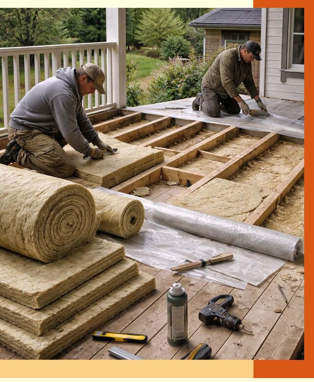 Утепление террасы в Великом Устюге от 4275 руб./м2 — утеплить террасу под ключ | ТепломастерВлс