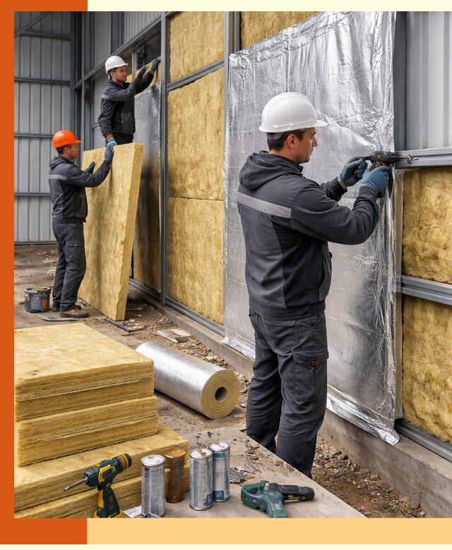 Утепление металлического ангара профессионально в Великом Устюге