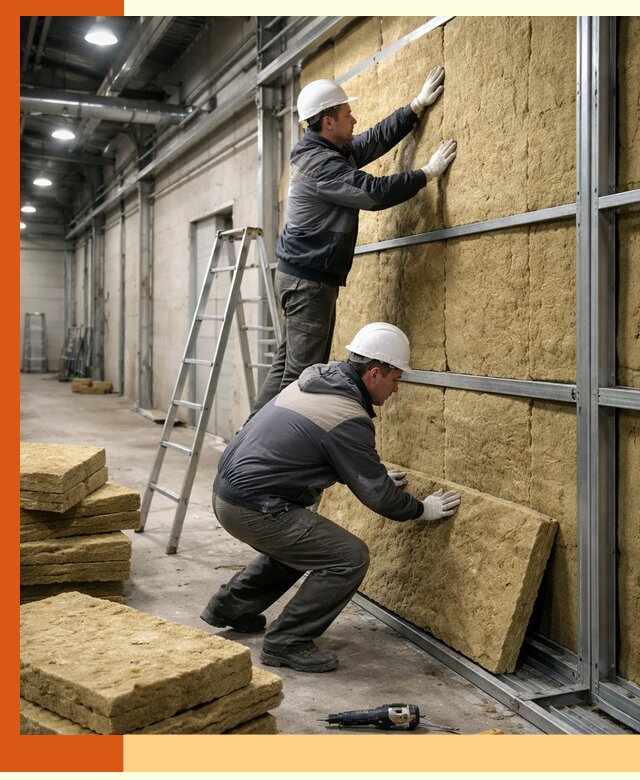 Утепление цеха под ключ в Великом Устюге с гарантией качества