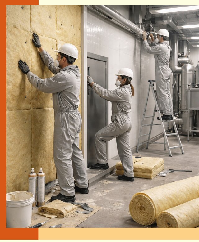 Утепление пищевого цеха под ключ в Великом Устюге