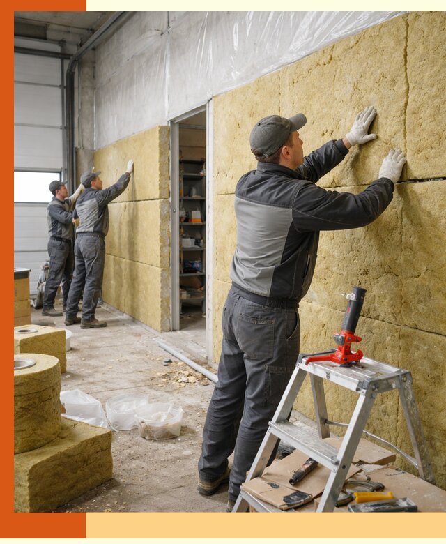 Утепление автосервиса и мастерских в Великом Устюге качественно и надёжно