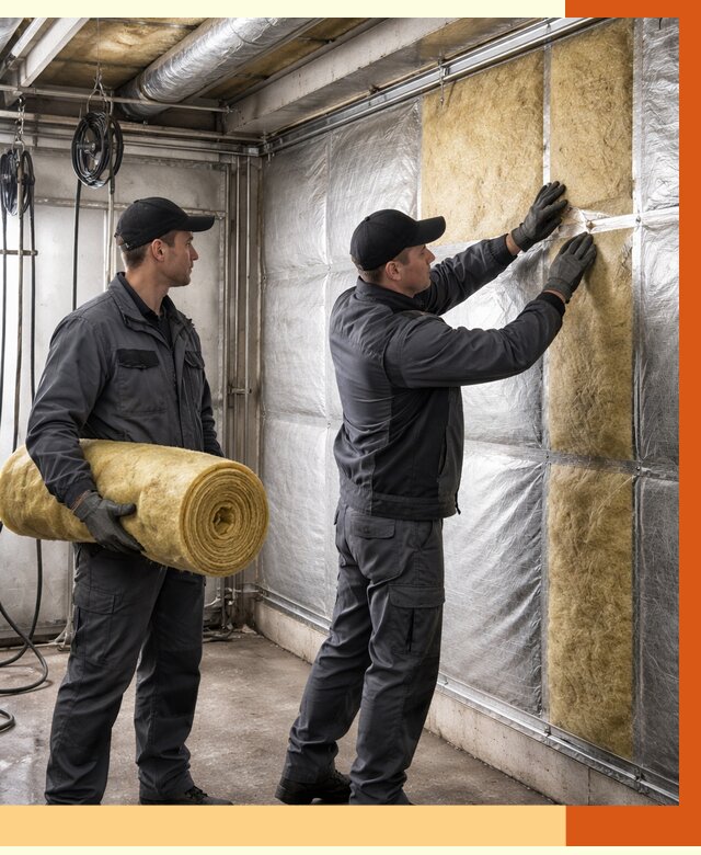 Утепление автомойки в Великом Устюге от 8652 руб./м2 — комплексное утепление под ключ | ТепломастерВлс