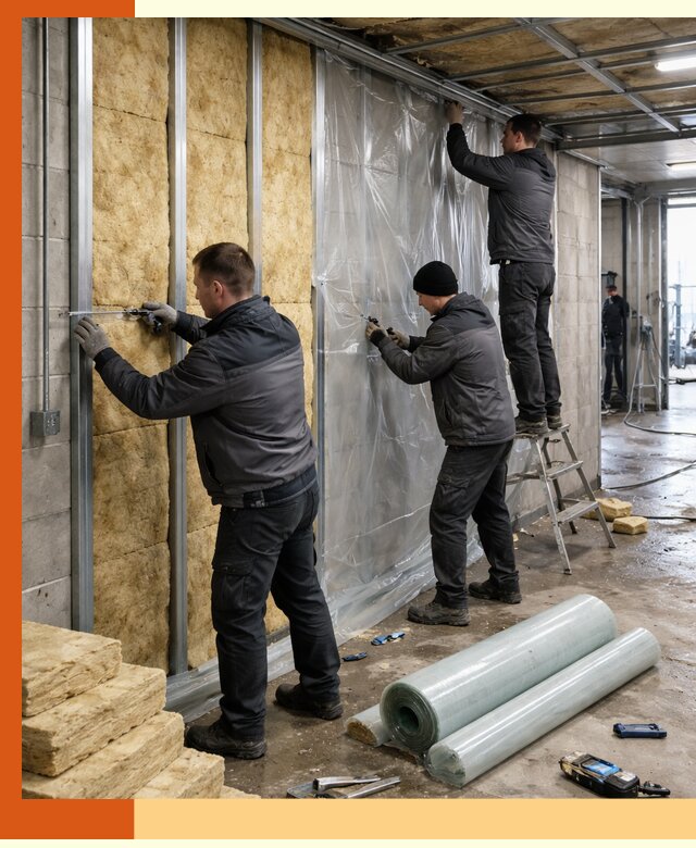 Профессиональное утепление автомойки в Великом Устюге для любого типа помещений