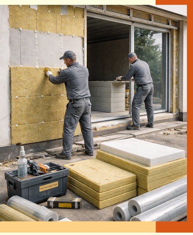 Утепление торгового павильона в Великом Устюге от 14760 руб./м² под ключ | ТепломастерВлс