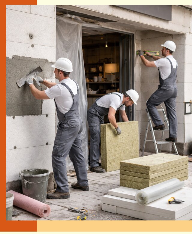 Утепление кафе в Великом Устюге: профессиональная теплоизоляция и монтаж