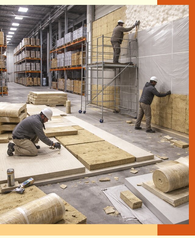 Утепление складского терминала в Великом Устюге от 7634 руб./м² под ключ | ТепломастерВлс