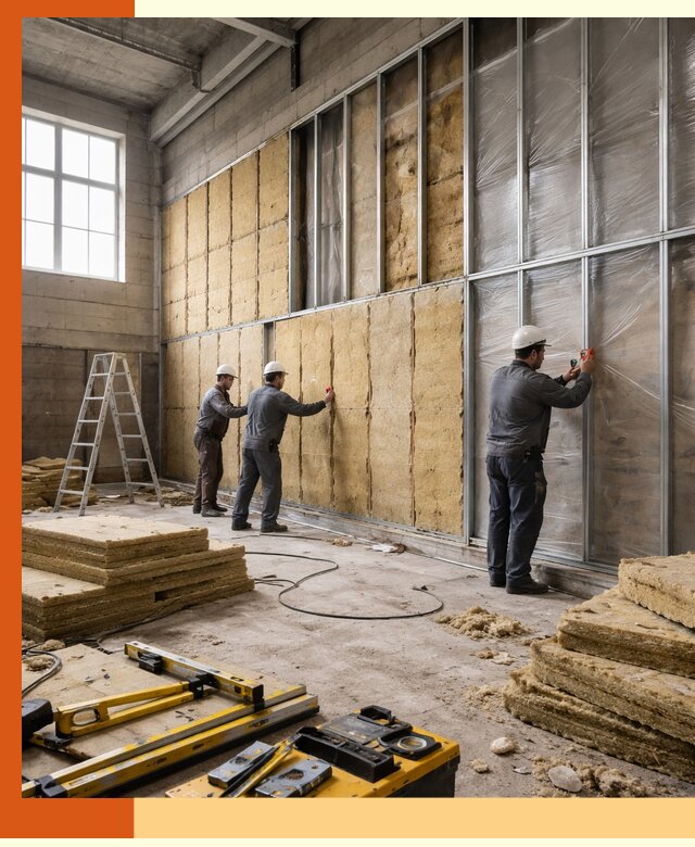 Утепление спортивного зала в Великом Устюге качественно и недорого