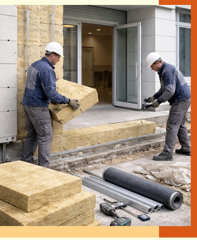 Утепление медицинского центра в Великом Устюге под ключ от 12724 руб./м² | ТепломастерВлс