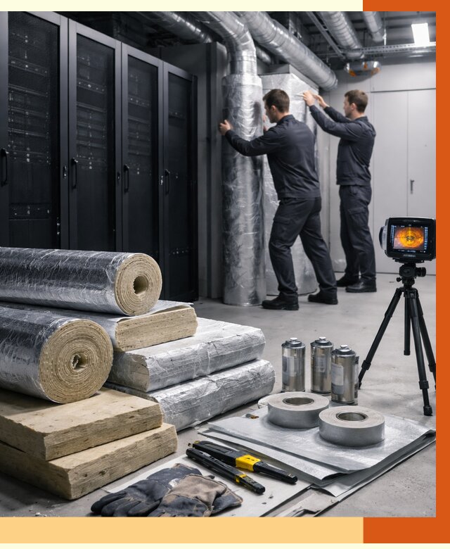 Утепление серверной в Великом Устюге от 8652 руб./м² — комплексно под ключ | ТепломастерВлс