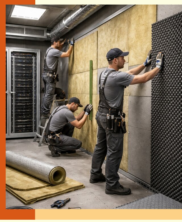 Утепление серверной комнаты профессионально в Великом Устюге