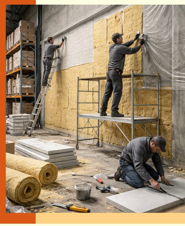 Утепление холодного склада под ключ в Великом Устюге