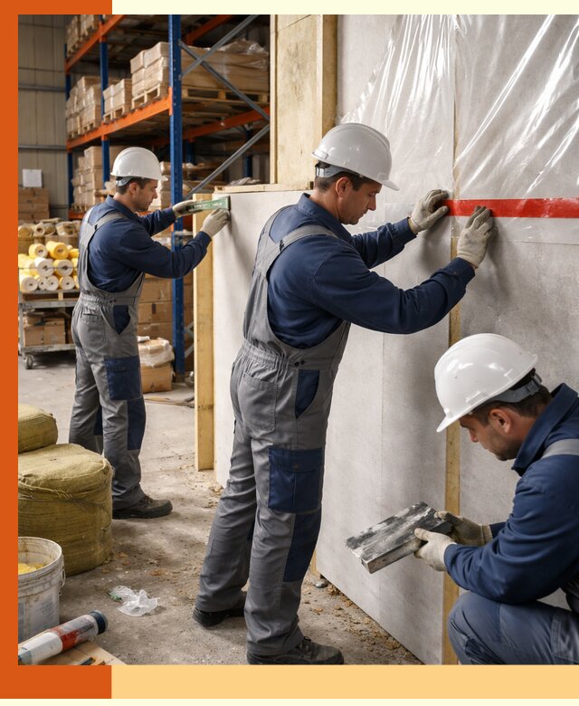 Утепление теплого склада под ключ в Великом Устюге