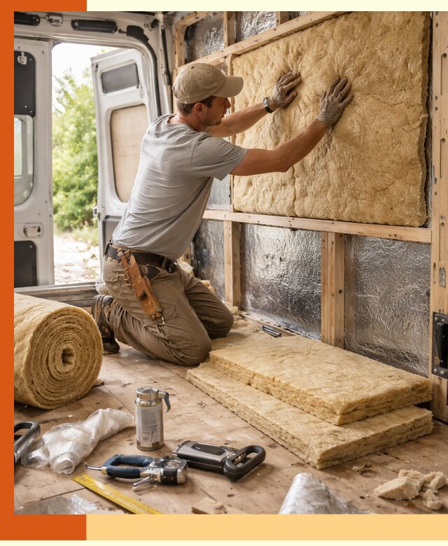 Утепление кемпера под ключ в Великом Устюге с гарантией качества