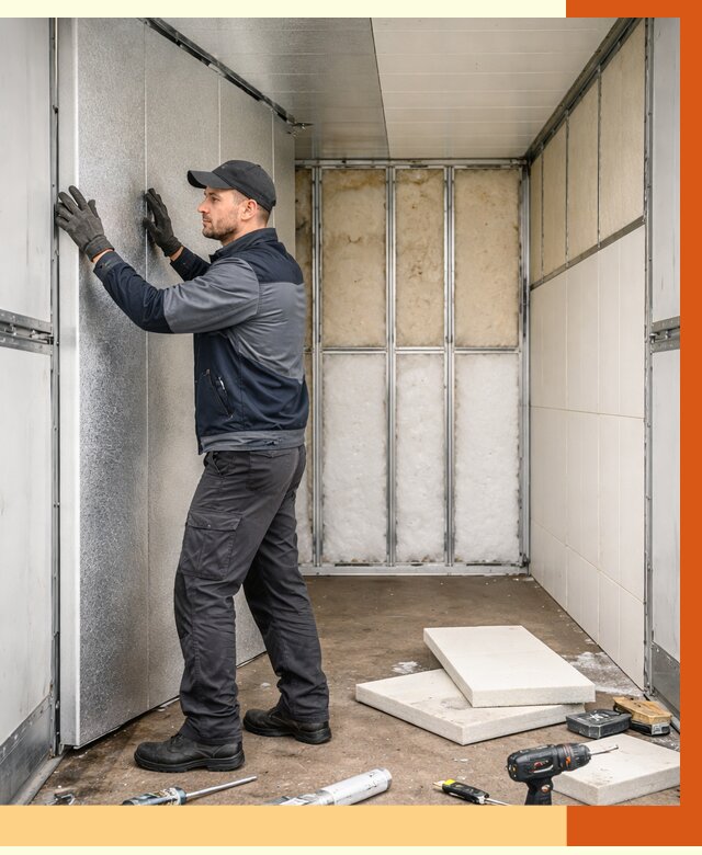 Утепление холодильного кузова в Великом Устюге от 13742 руб. под ключ | ТепломастерВлс