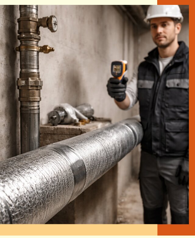 Утепление труб водоснабжения в Великом Устюге от 8652 руб. за м² — услуги ТепломастерВлс