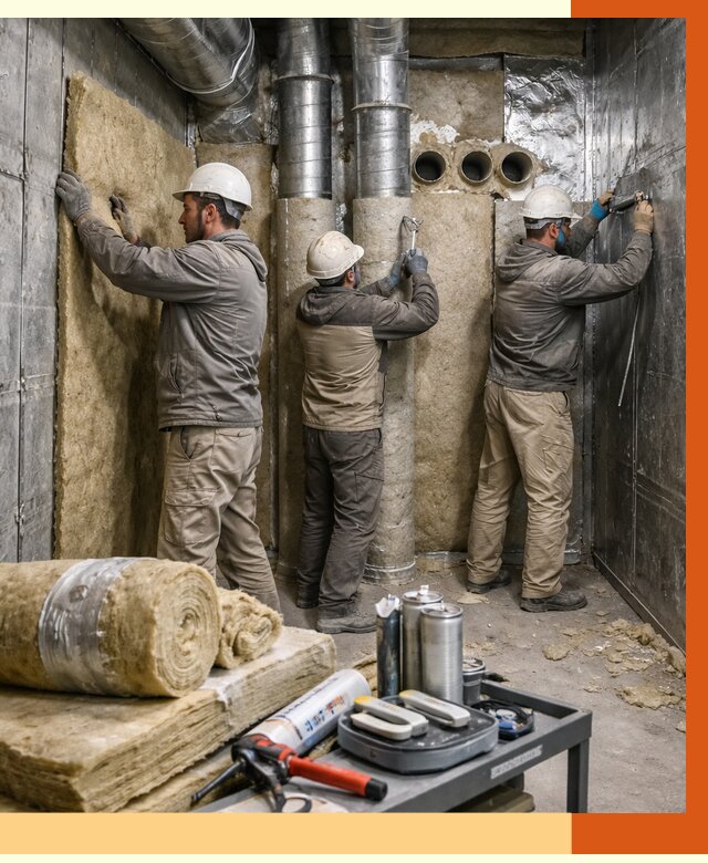 Утепление венткамеры в Великом Устюге под ключ от 1476 руб. — профессионально | ТепломастерВлс