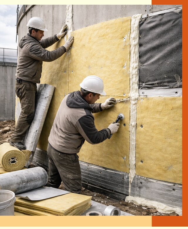 Утепление резервуара в Великом Устюге от 27992 руб/м2 — монтаж ППУ и комплекс под ключ | ТепломастерВлс