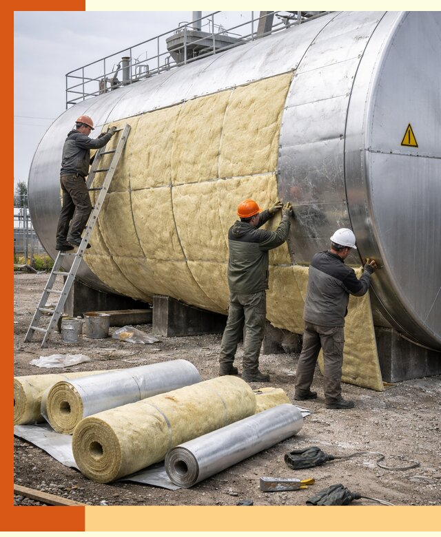 Утепление резервуаров с топливом в Великом Устюге надежно и экономично