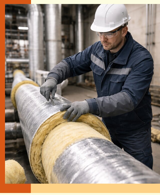 Утепление технологического оборудования и заводских установок в Великом Устюге