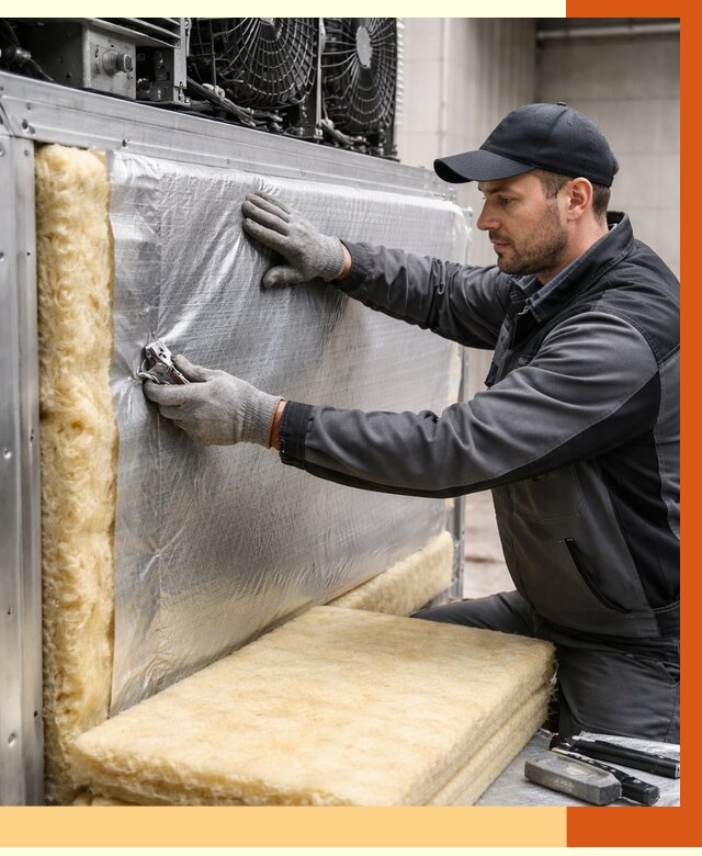 Утепление холодильного агрегата в Великом Устюге от 8652 руб. под ключ | ТепломастерВлс