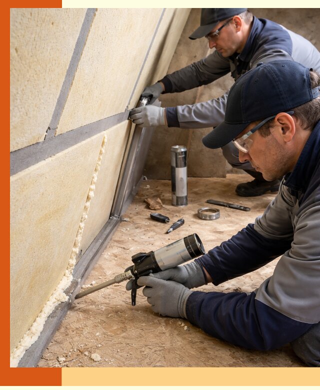 Герметизация стыков ППУ в Великом Устюге — надежное уплотнение швов