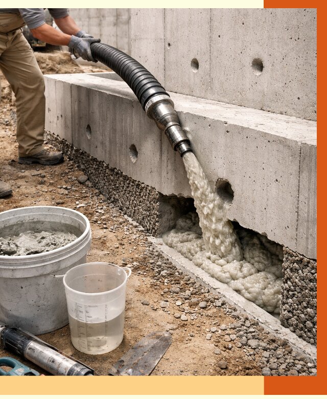 Заполнение полостей фундамента в Великом Устюге от 6922 руб. под ключ | ТепломастерВлс