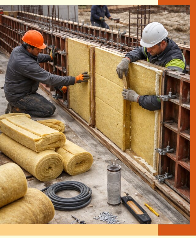 Теплоизоляция опалубки в Великом Устюге от 7329 руб. за м2 — услуги и монтаж | ТепломастерВлс