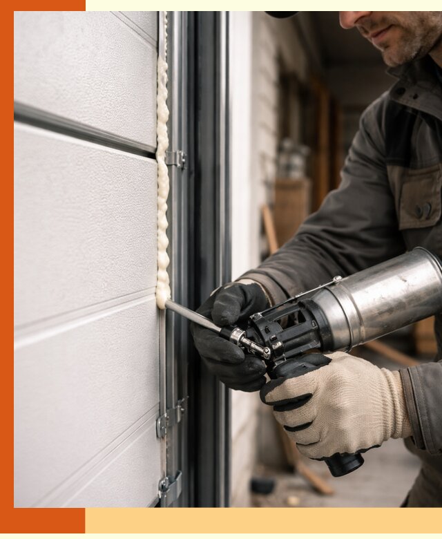 Заполнение пустот ворот в Великом Устюге профессионально и герметично