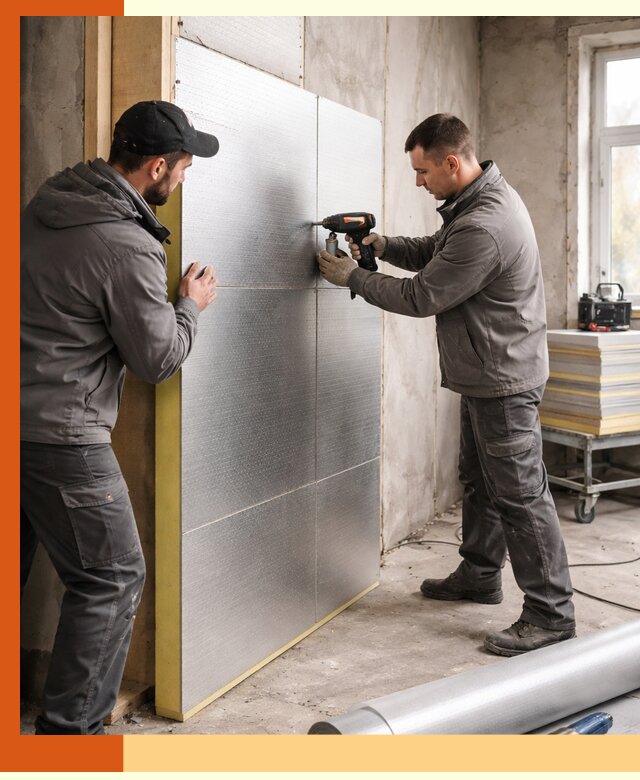 Утепление PIR панелями домов и зданий в Великом Устюге