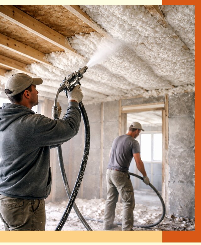 Утепление пеноизолом в Великом Устюге от 1629 руб./м2 под ключ | ТепломастерВлс