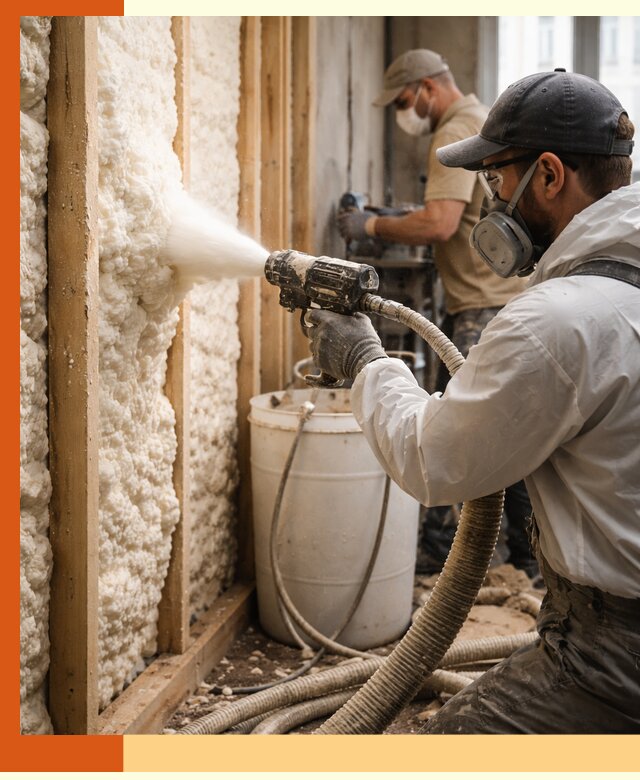 Утепление пеноизолом жилых и коммерческих объектов в Великом Устюге