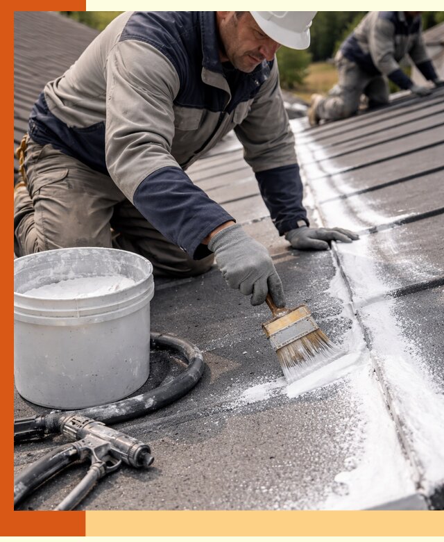 Утепление кровли жидкой теплоизоляцией в Великом Устюге