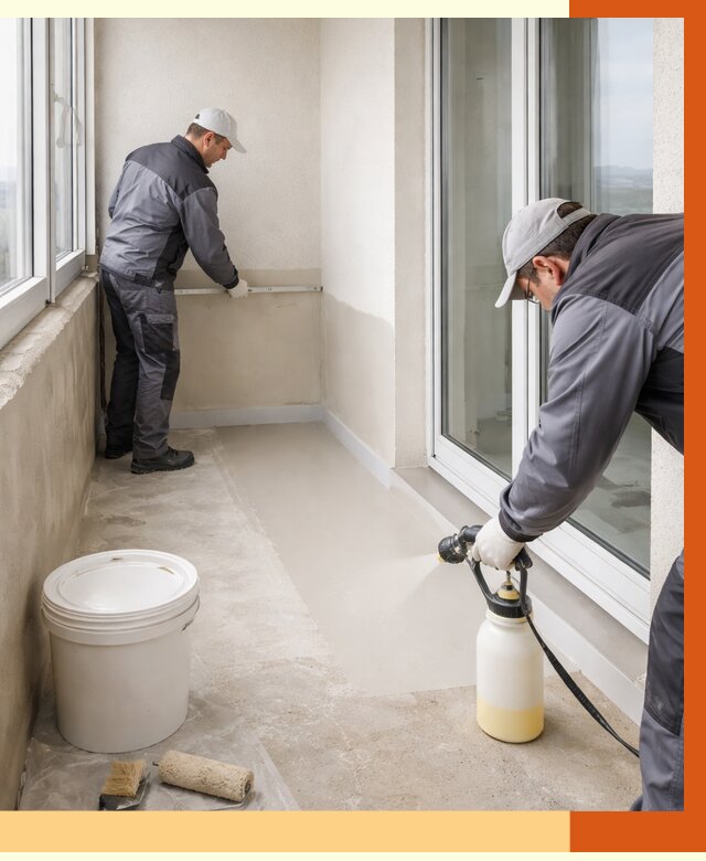 Утепление балкона жидкой теплоизоляцией в Великом Устюге от 5853 руб./м2 | ТепломастерВлс