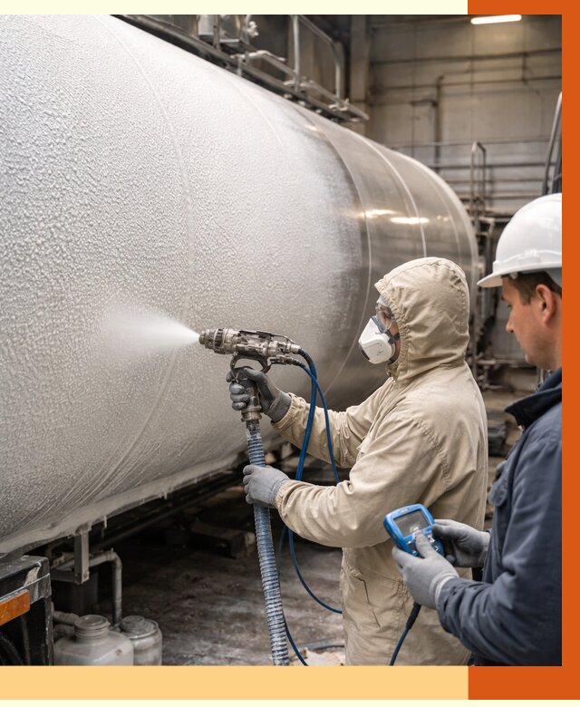 Утепление автоцистерны жидкой теплоизоляцией в Великом Устюге от 14760 руб. под ключ | ТепломастерВлс