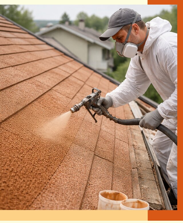 Утепление кровли жидкой пробкой в Великом Устюге от 2748 руб./м² под ключ | ТепломастерВлс