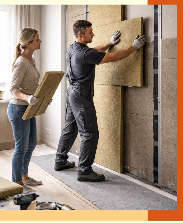 Профессиональная шумоизоляция квартиры в Великом Устюге от 7634 руб. за м2 | ТепломастерВлс