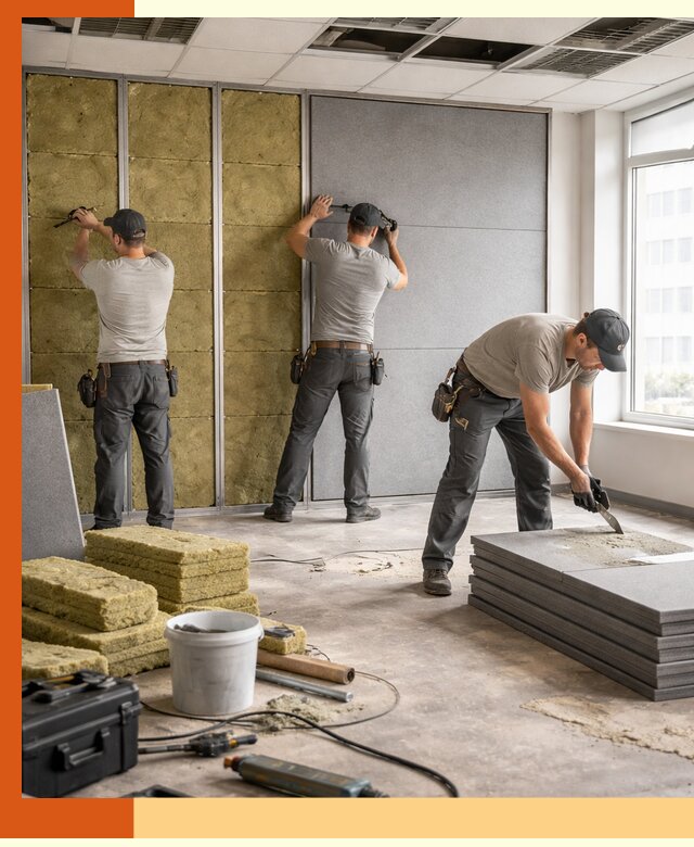 Профессиональная шумоизоляция офисов в Великом Устюге для комфорта сотрудников