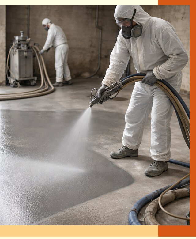 Гидроизоляция полимочевиной в Великом Устюге от 8652 руб/м² — напыление полимерной гидроизоляции | ТепломастерВлс