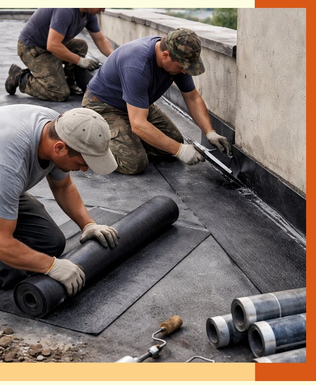 Гидроизоляция кровли в Великом Устюге от 4581 руб. — профессиональная гидроизоляция крыши | ТепломастерВлс